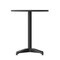 Flash Furniture Mellie 23.5'' Black Round Metal Indoor-Outdoor Table with Base TLH-052-1-BK-GG - alternate 6